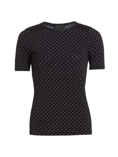 Shop Rag & Bone Women's Sabeen Polka Dot T-shirt
