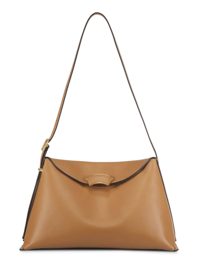 Shop 3.1 Phillip Lim / フィリップ リム Women's Id Leather Shoulder Bag In Camel