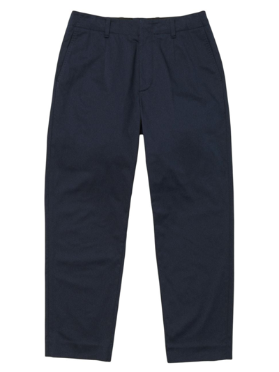 Shop Rag & Bone Men's Shift Cotton Sateen Trousers In Navy