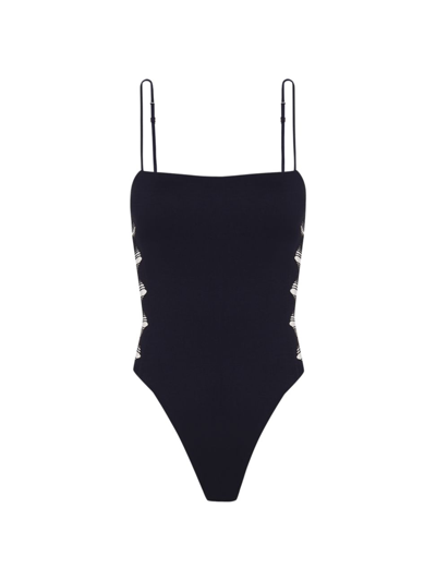 Shop Vix By Paula Hermanny Women's Zoe One-piece Swimsuit In Black