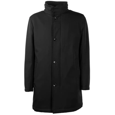Made In Italy Black Wool Vergine Jacket In Black