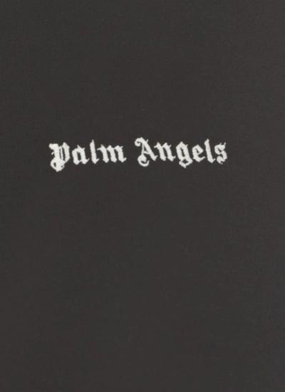 Shop Palm Angels Cut-out Top With Logo In Black