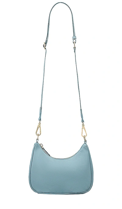 Shop Stoney Clover Lane Curved Crossbody In Lake Blue