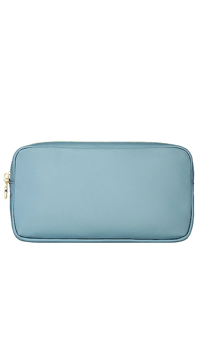 Shop Stoney Clover Lane Small Pouch In Lake Blue