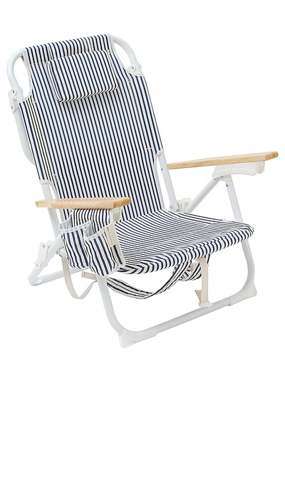 Shop Sunnylife The Resort Luxe Beach Chair In Coastal Blue