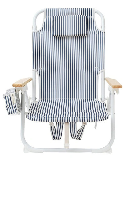 Shop Sunnylife The Resort Luxe Beach Chair In Coastal Blue