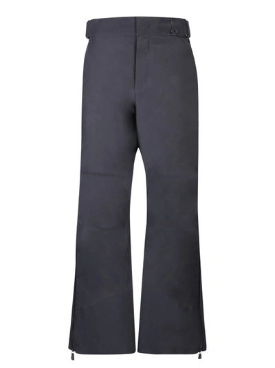 Shop Moncler Black Ski Trousers In Grey