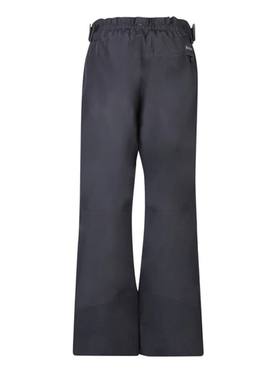 Shop Moncler Black Ski Trousers In Grey