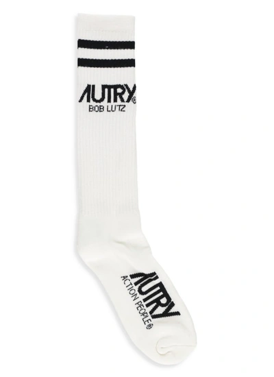 Shop Autry Cotton Socks In White