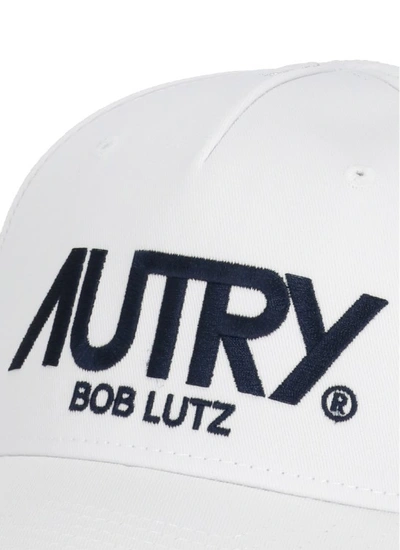 Shop Autry Logoed Baseball Cap In White