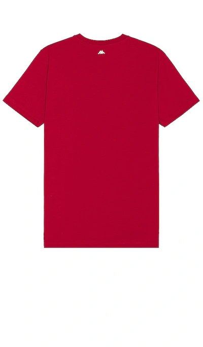 Shop Kappa X Robe Giovani Mano Tee In Red Chily Pepper