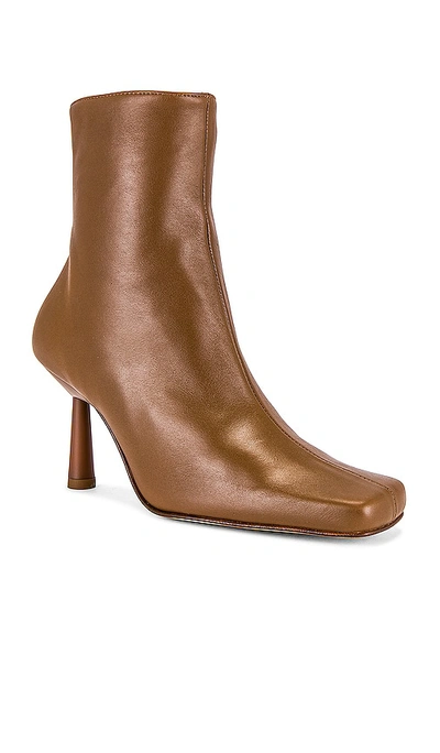 Shop Alohas Frappe Ankle Boots In Camel