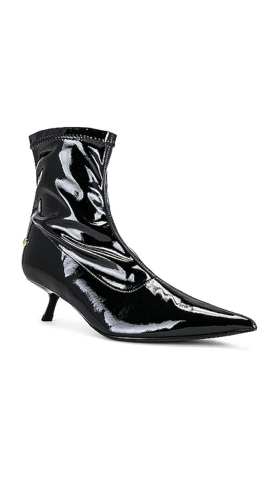 Shop Anine Bing Hilda Boots In High Shine Black