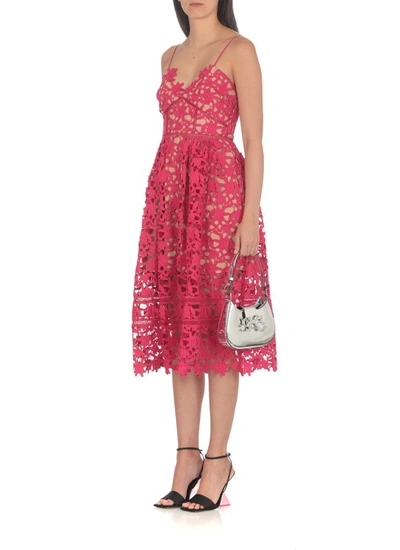 Shop Self-portrait Azalea Dress In Pink