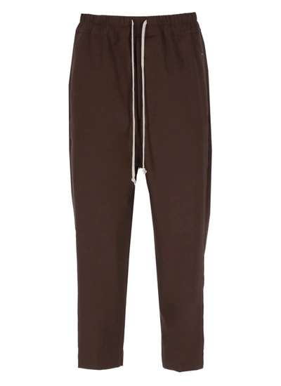 Shop Rick Owens Astaires Trousers In Brown