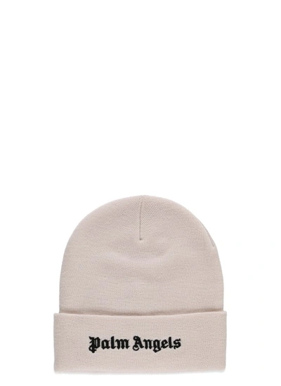 Shop Palm Angels Logoed Beanie In Pink