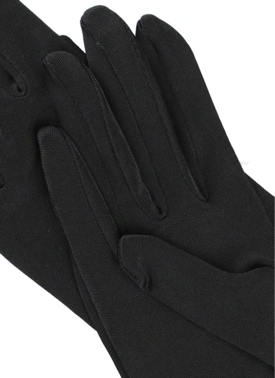 Shop Dries Van Noten Long Gloves In Black