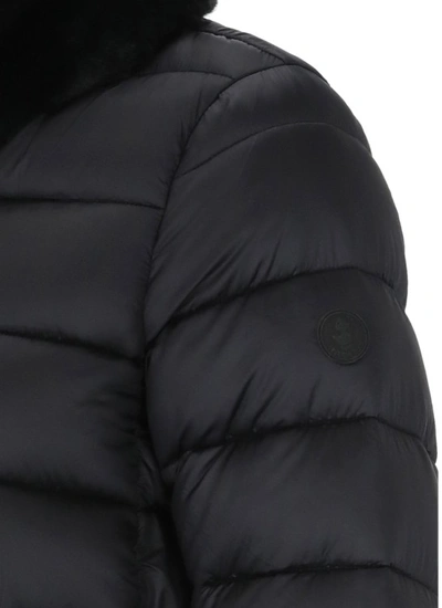 Shop Save The Duck Mei Padded Short Jacket In Black