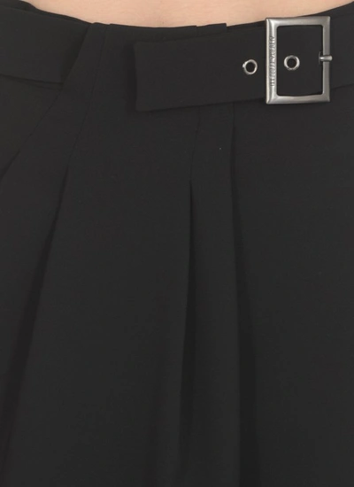 Shop Alberta Ferretti Trousers With Belt In Black