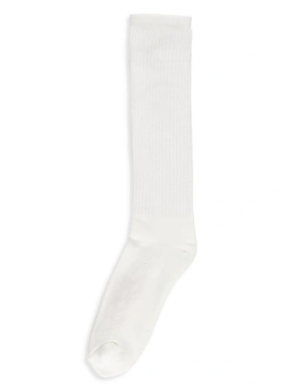 Shop Autry Logoed Socks In White