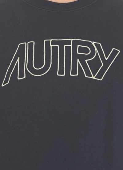 Shop Autry Icon Sweatshirt In Black