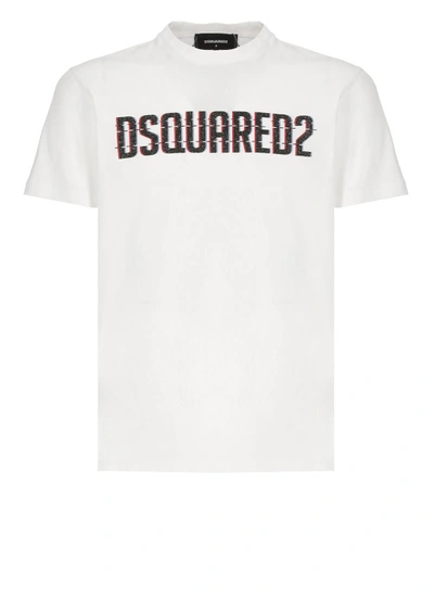 Shop Dsquared2 Surfer Gang Rave Slouch T-shirt In White