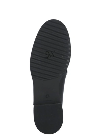 Shop Stuart Weitzman Palmer Hishine Loafers In Black