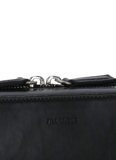 Shop Jil Sander Belt Bag With Logo In Black