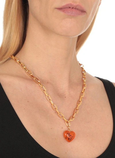 Shop Marni Necklace With Resin Charm In Not Applicable