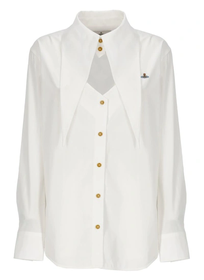 Shop Vivienne Westwood Heart Shirt In White