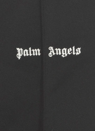 Shop Palm Angels Classic Pants With Logo In Black