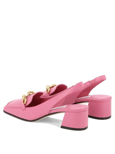 Shop Jimmy Choo "diamond Tilda 45" Slingbacks In Pink