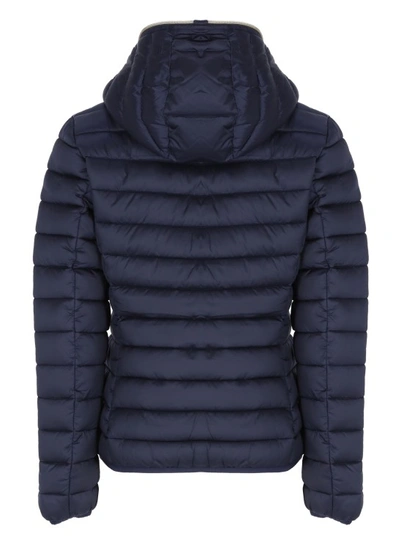 Shop Save The Duck Alexis  Padded Short Jacket In Blue