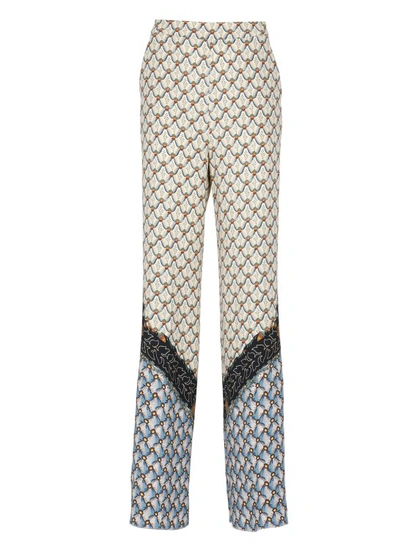Shop Etro Pants With Floralia Pattern In Multicolor