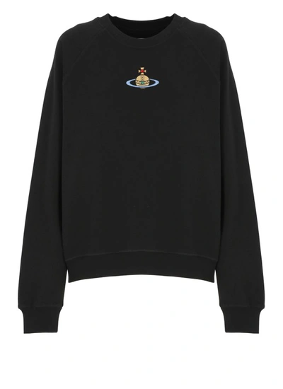 Shop Vivienne Westwood Sweatshirt With Logo In Black