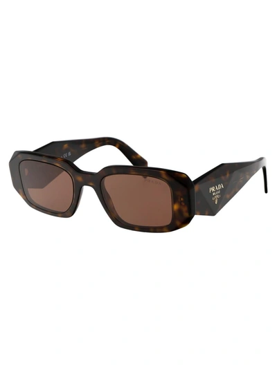 Shop Prada Sunglasses In 2au03u Tortoise