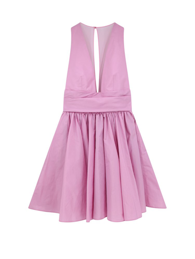 Shop Pinko Sleeveless Pleated Mini Dress