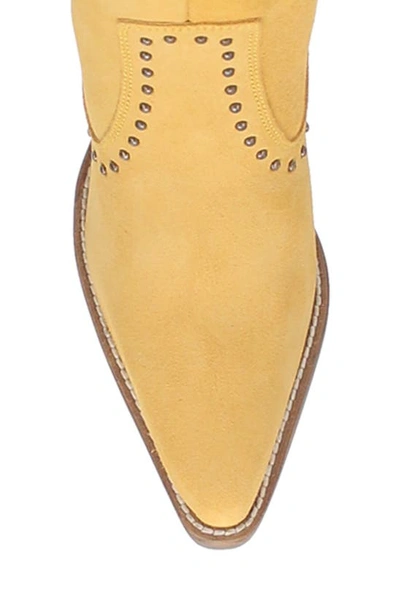 Shop Dingo Classy N Sassy Western Boot In Yellow Suede