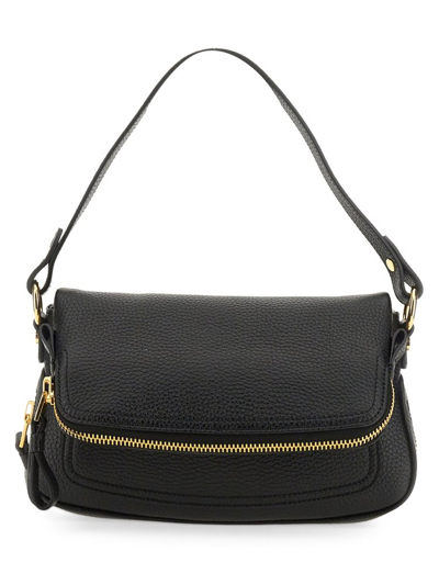 Shop Tom Ford Jennifer Small Shoulder Bag In Black