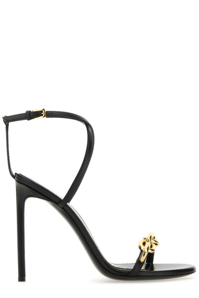 Shop Tom Ford Chain Buckle In Black