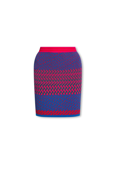 Shop Diane Von Furstenberg Viv Patterned Skirt In Multi