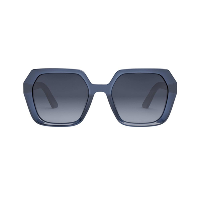 Shop Dior Eyewear Oversized Frame Sunglasses In Blue