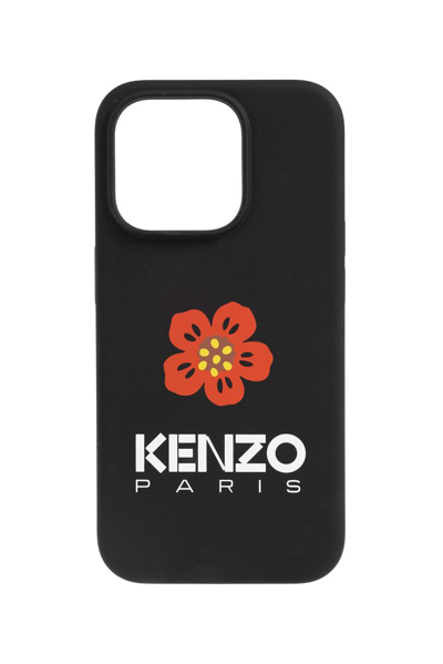 Shop Kenzo Flower Iphone15 Pro Case In Black