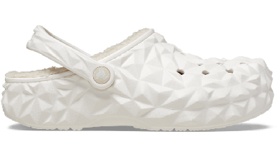 Shop Crocs Classic Lined Geometric Clog In White