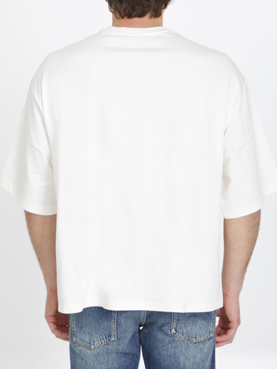 Shop Gucci Cotton Jersey Tshirt In White
