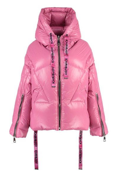 Shop Khrisjoy Quilted Zip In Pink
