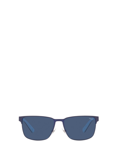 Shop Polo Ralph Lauren Eyewear Square Frame Sunglasses In Blue