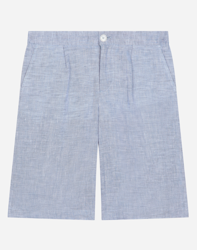 Dolce & Gabbana Non-stretch Linen Shorts