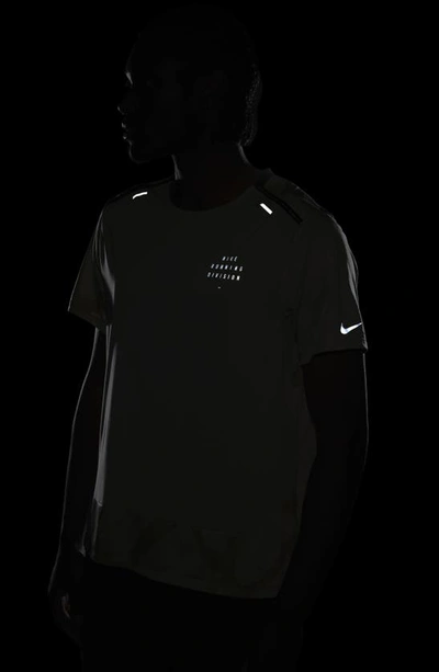 Shop Nike Dri-fit Run Division Rise Running T-shirt In Rattan