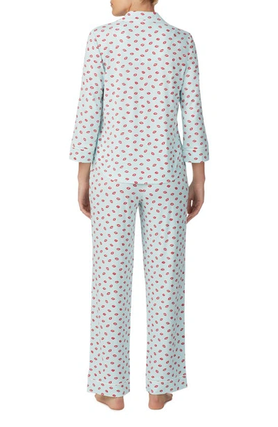 Shop Kate Spade Print Pajamas In Blue Prt